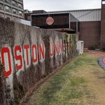 Photo: Nickerson field on BU's campus empty